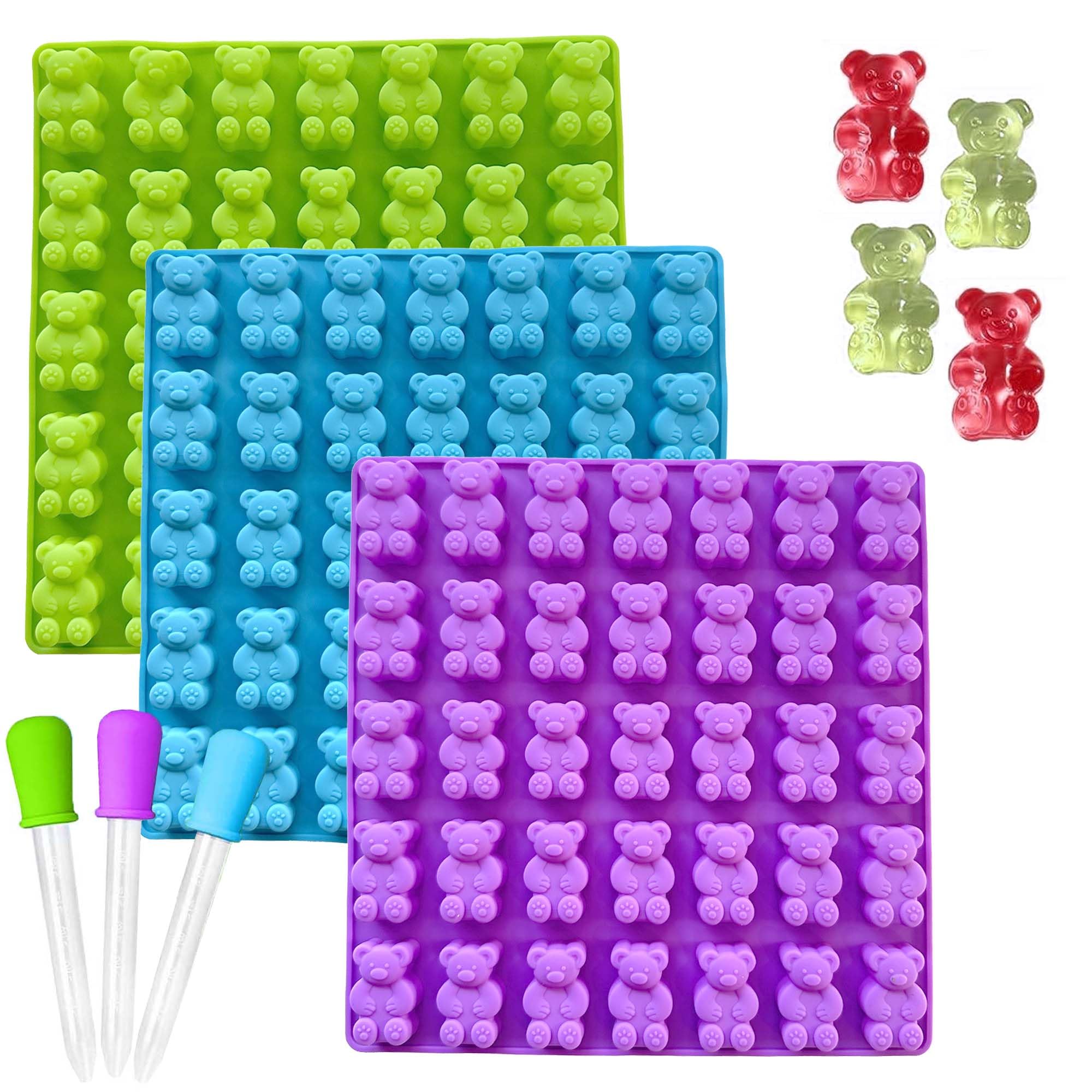 Colourful homemade vitamin gummies prepared for longer storage