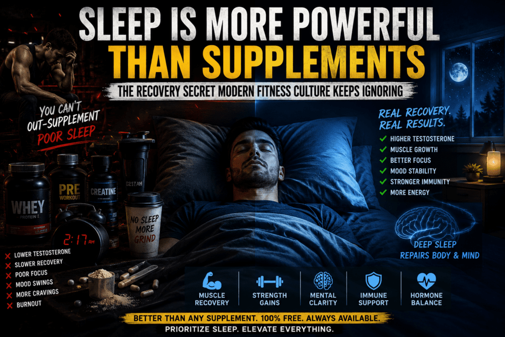 supplements fall short compared to sleep